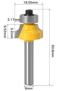 6mm <span class=keywords><strong>1</strong></span>/<span class=keywords><strong>4</strong></span> tige <span class=keywords><strong>de</strong></span> Carbure lame à bois <span class=keywords><strong>fraise</strong></span> <span class=keywords><strong>Rond</strong></span> Coin sculpture routeur bits pour meubles en bois outils <span class=keywords><strong>de</strong></span> coupe - Product Image 3