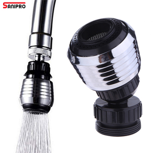 SANIPRO accessori per la cucina di casa 360 ruota <span class=keywords><strong>rubinetto</strong></span> <span class=keywords><strong>a</strong></span> risparmio idrico gorgogliatore diffusore aeratore <span class=keywords><strong>rubinetto</strong></span> girevole ugello adattatore filtro - Product Image 1