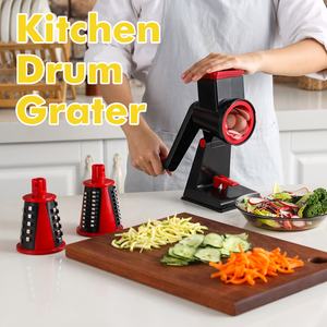 Râpe à <span class=keywords><strong>carottes</strong></span> manuelle de cuisine, plateau en plastique PP et lame en acier <span class=keywords><strong>pour</strong></span> trancher et râper le gingembre, l'ail et les noix - Product Image 4