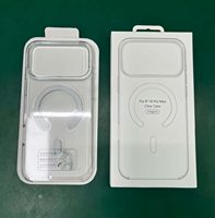 Coque anti-jaunissement pour iPhone 18 Pro/18 Pro Max, transparente, rigide, en PC, magnétique, antichoc, protection arrière pour téléphone portable