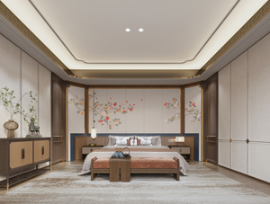 Carta da Parati Murale in Seta con Ricamo Botanico Chinoiserie Personalizzata per Camere da Letto e Sale da Pranzo, Design Paesaggistico Naturale Cinese Personalizzabile - Product Image 5