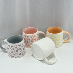 Perfect Quality Eco-friendly Ceramic Floral Coffee Mug-Dishwasher & Microwave Safe Reusable Stoneware for Brewing Tea - Product Image 3