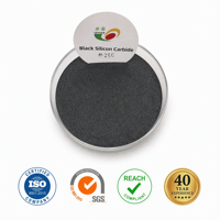 Poudre de carbure de silicium (carbure de silicium) F280 F320 F360 F400 pour le criblage d'eau, média de sablage SiC pour la finition abrasive des céramiques