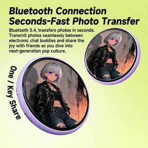 Insignia Electrónica Inteligente con Pantalla Táctil HD de 1.85 Pulgadas, Carga de Fotos y Videos, Personalizable con GIF de Anime para Eventos de Cosplay - Product Image 2
