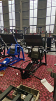 Machine à tirer vers le bas à angle large SM CYB à charge par disques, équipement commercial d'entraînement de force pour la musculation en salle de sport