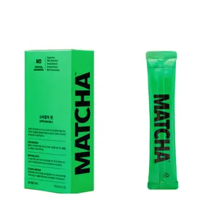 Bubuk matcha kualitas tinggi, teh matcha, bubuk minuman Matcha organik, paket pertandingan Super, tongkat OEM