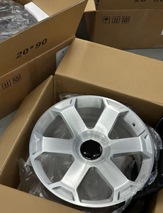Jantes en alliage forgées <span class=keywords><strong>Kw</strong></span> 5x112 18 19 20 21 pouces, finition argent brossé, pour AVS <span class=keywords><strong>Audi</strong></span> RS6 RS7 <span class=keywords><strong>Q8</strong></span> B9 A4 A6 S6 C8 - Product Image 6