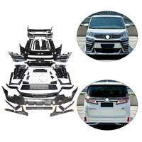 Kit de haute qualité pour Toyota Vellfire 30AGH 2015-2017, mise à niveau vers le modèle 30AGH 2018, kit carrosserie Modellista avec phares et feux arrière