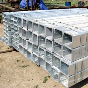 Tubi rettangolari e quadrati zincati a caldo per scaffali di stoccaggio e unità di visualizzazione - Product Image 1