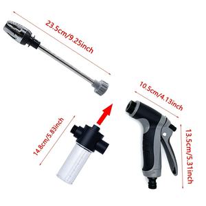 Pistolet à eau haute pression en métal pour lavage de voiture Buse de pulvérisateur de mousse Buse de tuyau d'arrosage Jet Nettoyage de lavage de voiture Pistolet à eau haute pression - Product Image 5