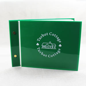 <span class=keywords><strong>Libro</strong></span> de visitas de boda con impresión personalizada de Color acrílico <span class=keywords><strong>verde</strong></span> - Product Image 4