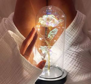 Rosa Eterna en Cúpula de Cristal con Luces LED, Regalos para el Día de la Madre, Navidad, Cumpleaños o Bodas para Mujeres, Artículos para Fiestas - Product Image 2