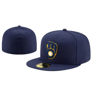 Gorra de Béisbol Milwaukee <span class=keywords><strong>Brewers</strong></span>, Protección UV, Transpirable e Impermeable, Bordada, Completamente Cerrada, Unisex, para Todas las Temporadas - Product Image 4
