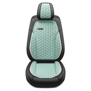 Housses de siège auto en cuir respirantes et antidérapantes toutes saisons, ensemble complet, vente en gros 2025 - Product Image 4