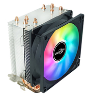 New Heatsink 90mm 4 Heat Pipe 1200 CPU Cooler Budget Tower Cooler with PWM Fan Low Noise & High Airflow for Intel 1700/AMD