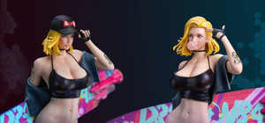 <span class=keywords><strong>Action</strong></span> <span class=keywords><strong>Figure</strong></span> Anime Giapponese GK Long Android <span class=keywords><strong>18</strong></span> 1:6 da Collezione - Product Image 5