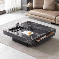 Table basse européenne de luxe ronde et moderne très vendue Table d'appoint aux designs uniques pour le TL-065 de meubles de maison pour le salon