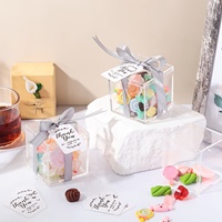Mini acrylique mariage invité faveur bonbons présentoir Durable douche nuptiale Souvenir fête cadeaux emballage