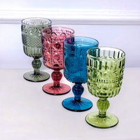Verre à vin rouge épais gaufré, design moderne et minimaliste, modèle pour la maison, vente en gros d'usine