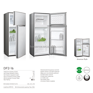 Réfrigérateur-Congélateur de 151 L, Argent et Blanc, Haute Qualité, 2 Portes avec Congélateur Supérieur, pour la Maison - Product Image 2