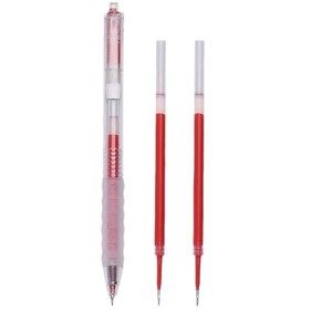 Stylo gel rouge Homework Helper 0,5 mm à séchage rapide avec fermeture à pression pour usage au bureau et à l'école - Product Image 2