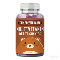 OEM Private Label Kids Multivitamine Detox Gummies Voedingssupplement