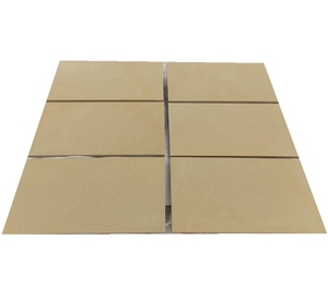 Dalle de <span class=keywords><strong>pavé</strong></span> extérieur en <span class=keywords><strong>grès</strong></span> naturel jaune crème <span class=keywords><strong>beige</strong></span> de chine pierre de ponçage en finition mate aiguisée - Product Image 1