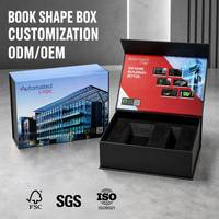 Caja Magnética Personalizable al por Mayor con Inserto de EVA, Caja Rígida de Papel de Lujo, Ecológica, con Grabado en Relieve, para Pequeñas Empresas