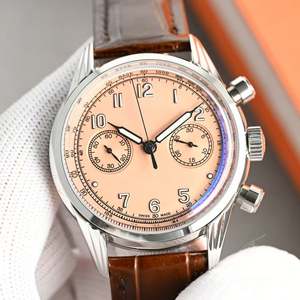 Montre de plongée haut de gamme pour homme, bracelet en acier inoxydable motif crocodile, mouvement mécanique automatique, design simple et original - Product Image 6