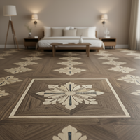 Parquet sur mesure, parquet à motif français, bois d'ingénierie pour intérieurs élégants, parquet au design moderne