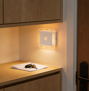 Mini LED Night <b>Light</b> EU/US Plug-in Dusk to Dawn <b>Sensor</b> Wall Nights Lamp Square <b>for</b> Bedroom Hallway <b>Stairs</b> Corridor - Product Image 1
