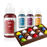 Vente Flash Prix de Gros 28 Couleurs Colorant Alimentaire Comestible Liquide Liposoluble Qualité Alimentaire 30g pour Gâteau Chocolat Œuf de Pâques DIY