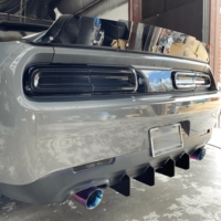 Coques de feux arrière fumées noires pour Dodge Challenger 15-23, protections de feux arrière, kit de garnitures, accessoires de modification extérieure