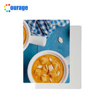 Journal en cuir de bonne qualité A4 pleine impression blanc Sublimation Carnet vierge