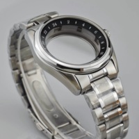 Boîtier de montre mécanique GS de 39,5 mm pour la modification des montres de plongée NH34/35/36, accessoire de montre mécanique