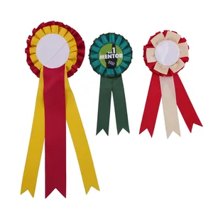 Индивидуальные розетки наградные ленты аксессуары медали ленты персональный логотип значок с булавкой для танцевальных игр спортивные соревнования
