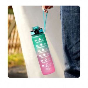 Bouteille d'eau en plastique sans BPA, 32 oz (1000 ml), avec logo imprimé, promotion, activité d'entreprise, cadeau d'entreprise - Product Image 5