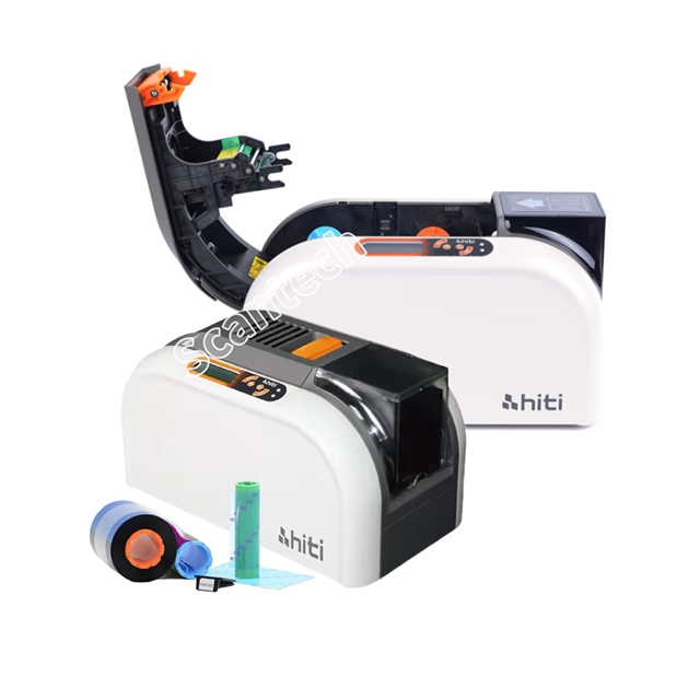 New Hiti CS200E Single and Dual Side Thermal Full Color Id Card Printer Business Card Printer
