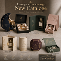 Boîte d'emballage en papier personnalisée pour flacon de parfum avec boîte, coffret cadeau de calendrier de l'avent de Noël, boîtes en papier, boîte cadeau avec lumière
