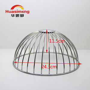 Cubierta de Domo de Acero Inoxidable Huasimeng de 32.2 cm de Diámetro y 15.8 cm de Altura para Protección de Muebles - Product Image 2