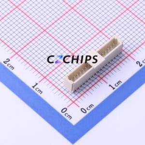 HC-1.0-16PLT Wire-to-Board Pin Header SMD,P=1mm Connector 1x16P 1mm Vertical Mount SH - Product Image 1