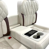 Siège de voiture en cuir de luxe haut de gamme personnalisé avec accoudoir et console centrale pour Carnival Innova Sienna