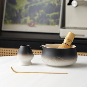 Custom logo Printing Box Packaging Matcha Whisk Holder Spoon Bowl Cup Bamboo <strong>Coffee</strong> Tea <strong>Sets</strong> Luxury Ceramic Matcha <strong>Set</strong> Kit <strong>Gift</strong> - Product Image 6