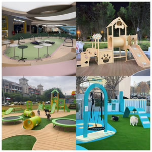 Tunnel de jeu d'agilité pour chien avec planche en PE pour l'entraînement des animaux de compagnie en plein air, cour, jardin, parc pour chiens, équipement d'agilité, parcours d'obstacles - Product Image 1