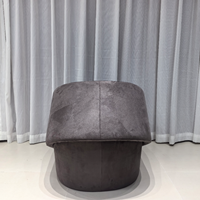 Canapé d'angle moderne en velours avec dossier réglable en hauteur, sans accoudoirs, gain de place pour chambre et salon