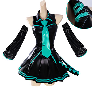 วิกผมคอสเพลย์ Vocaloid <span class=keywords><strong>Miku</strong></span> ชุดคอสเพลย์สีชมพูสีฟ้า ชุดคอสเพลย์อนิเมะ <span class=keywords><strong>Miku</strong></span> ชุดแสดง ชุดปาร์ตี้ฮาโลวีน กระโปรงโลลิต้า - Product Image 3