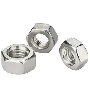 Anti-Corrosion Zinc Plated A2 Stainless Steel DIN439 finished Hex Jam Thin Nut Hexagon Hex Nuts