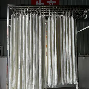 Planta de tratamiento de aguas residuales Membrana de PVC de filamento resistente Membrana de fibra hueca
