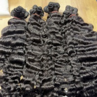 Extensions de cheveux humains indiens bruts de haute qualité, bouclés, ondulés naturels, double trame, 100g, peuvent être permanentés et teints