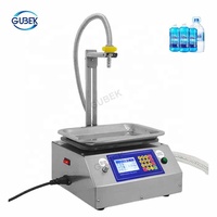 Machine de remplissage semi-automatique GUBEK : multi-modes pour l'huile de cuisson, l'huile moteur, le liquide industriel, le conditionnement en bouteille, buse anti-goutte